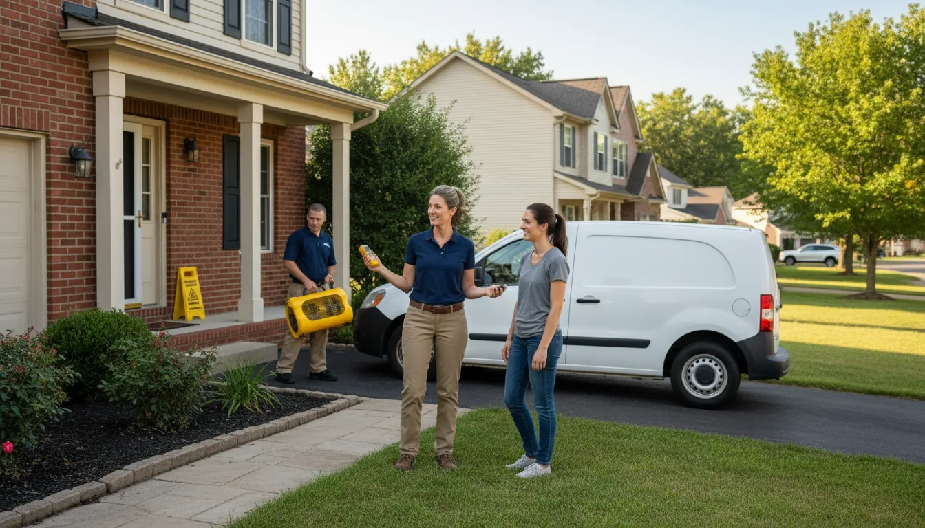 Water restoration image for Dehumidification And Cleanup Services in Algona, IA